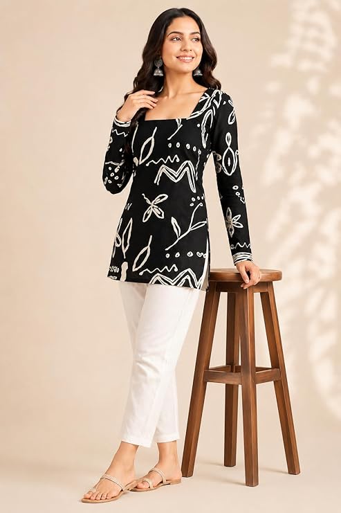 A-Line Printed Kurti