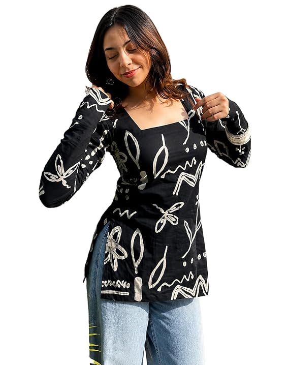 A-Line Printed Kurti